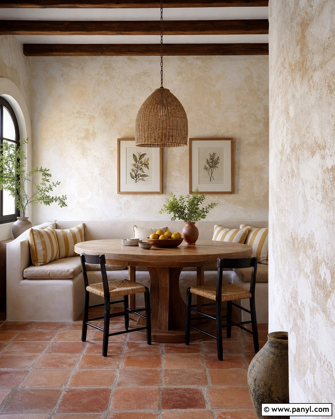 Cream Fresco Patina Wall - 35 patina wall ideas