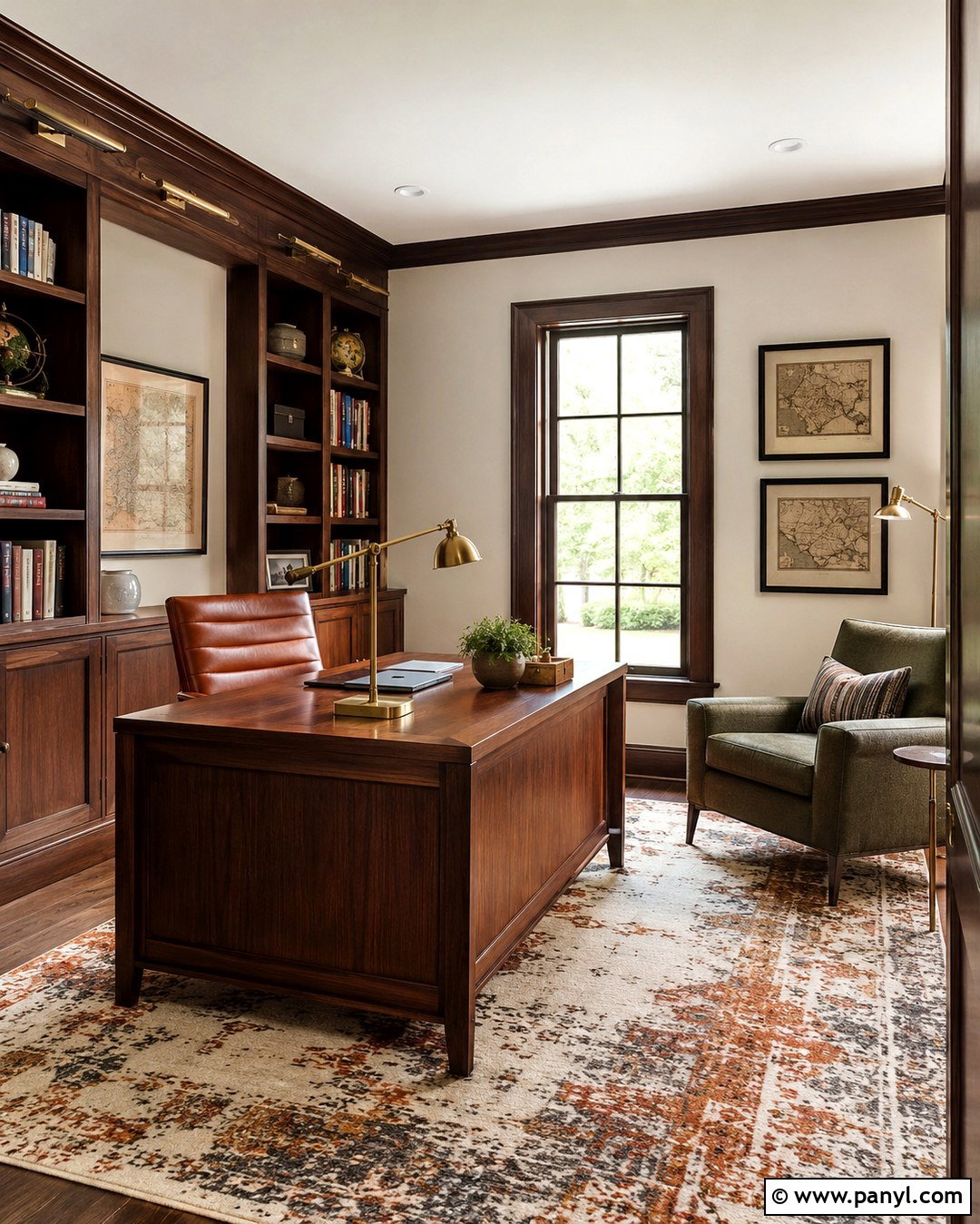 Cream Home Office Walls With Dark Brown Trim - 20 Cream Walls With Dark Brown Trim Ideas
