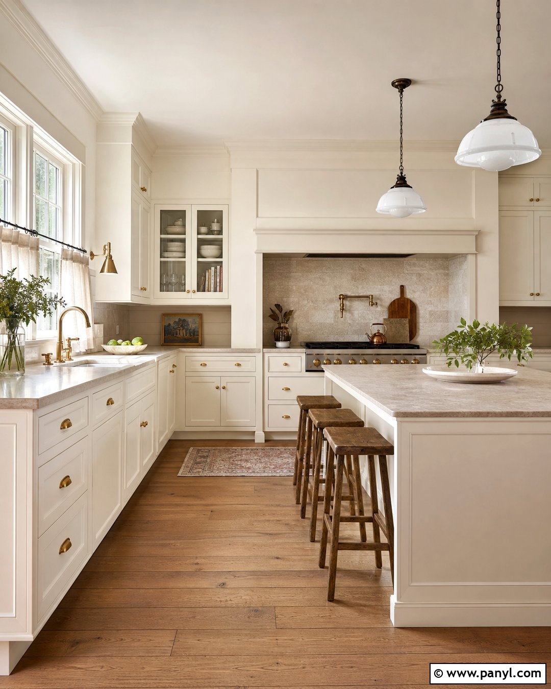 20 Kitchen Cabinets Matching Wall Color Ideas: Stylish Pairings
