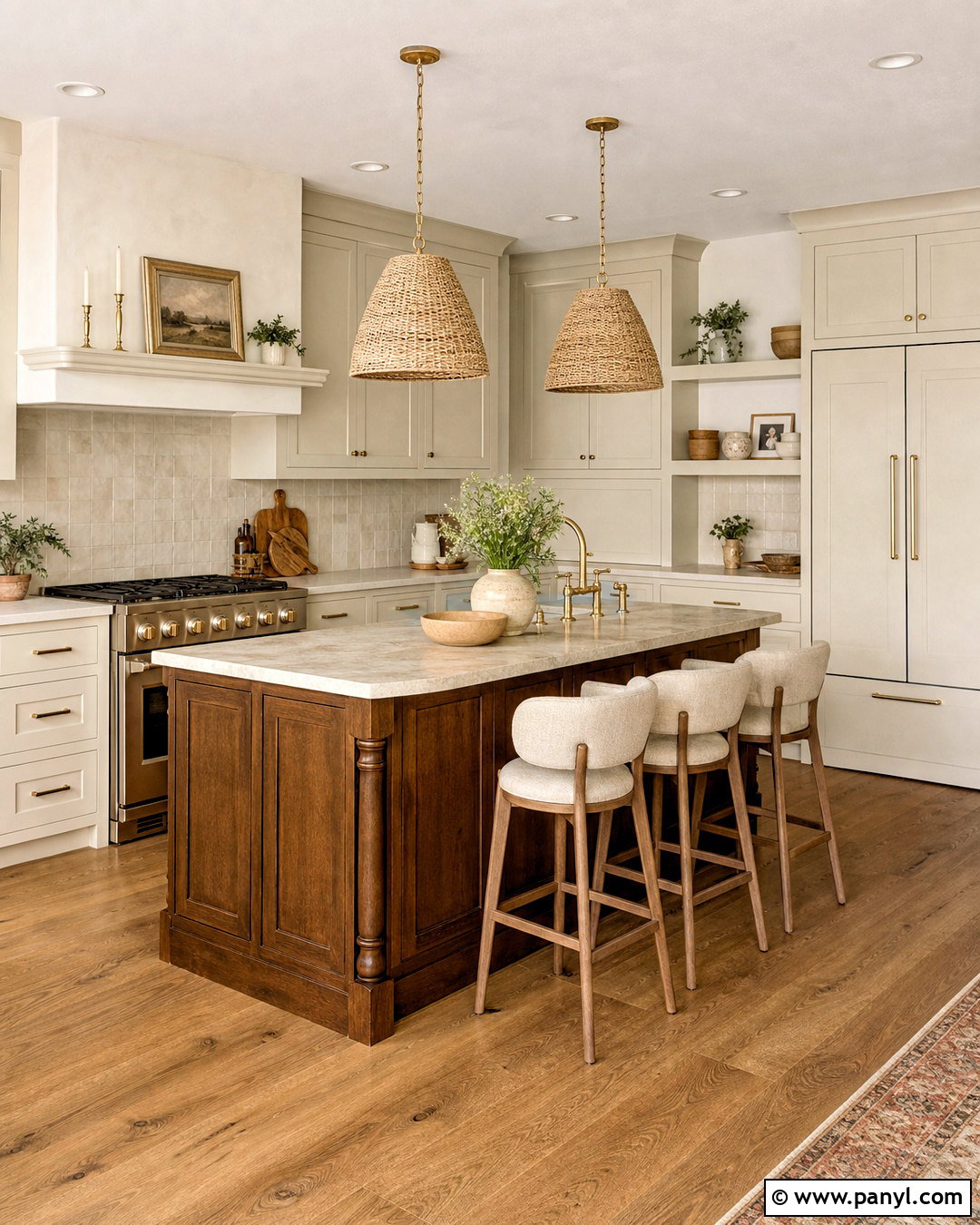 Cream Kitchen Cabinets - 20 kitchen cabinet color ideas