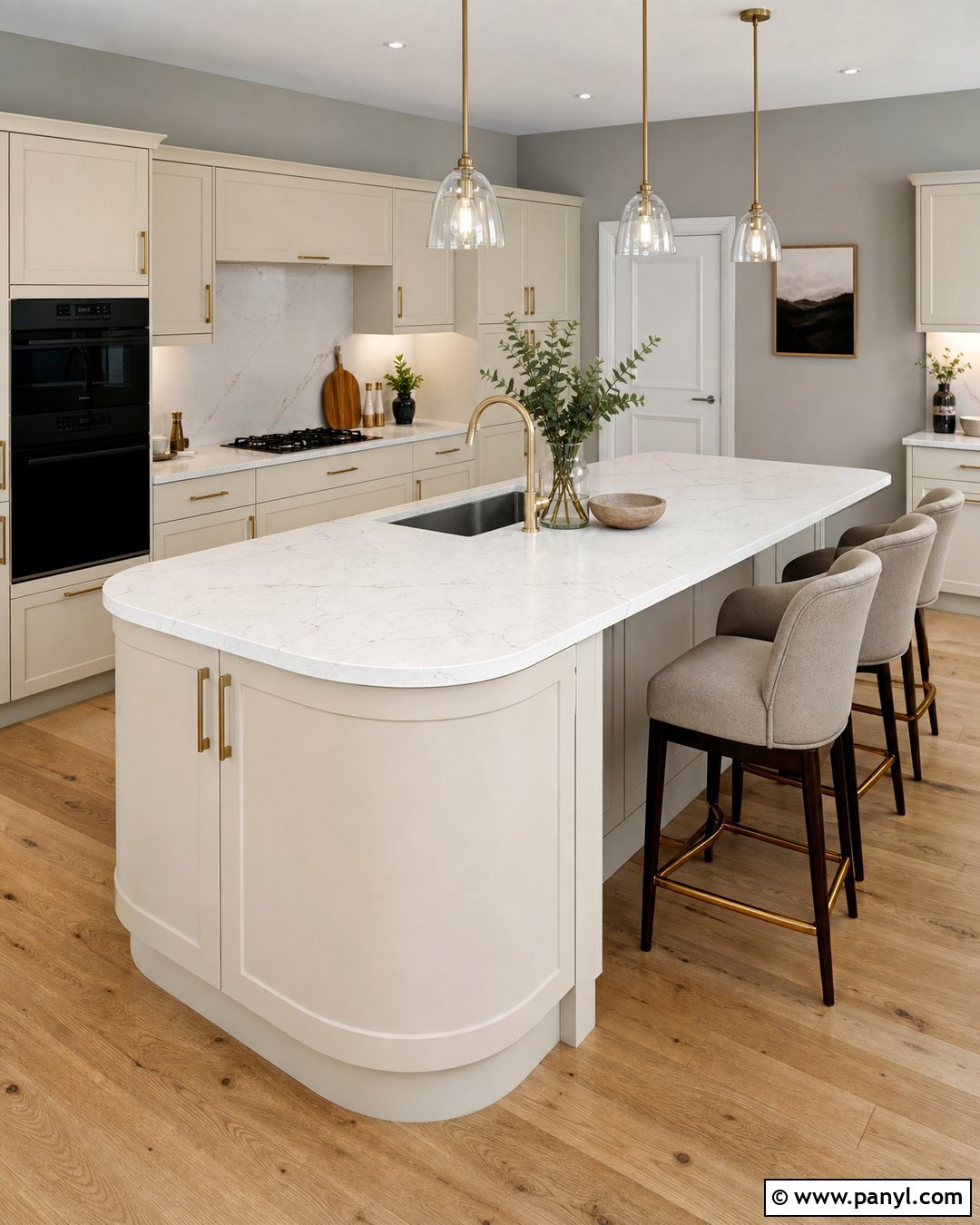Cream Kitchen Island With Medium Grey Walls - 20 Cream Kitchen With Grey Walls
