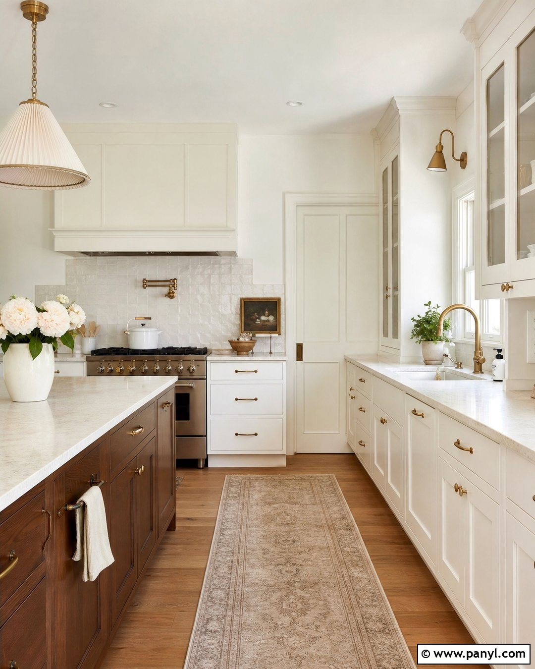 Cream Kitchen Walls - 30 White Kitchen Wall Color Ideas