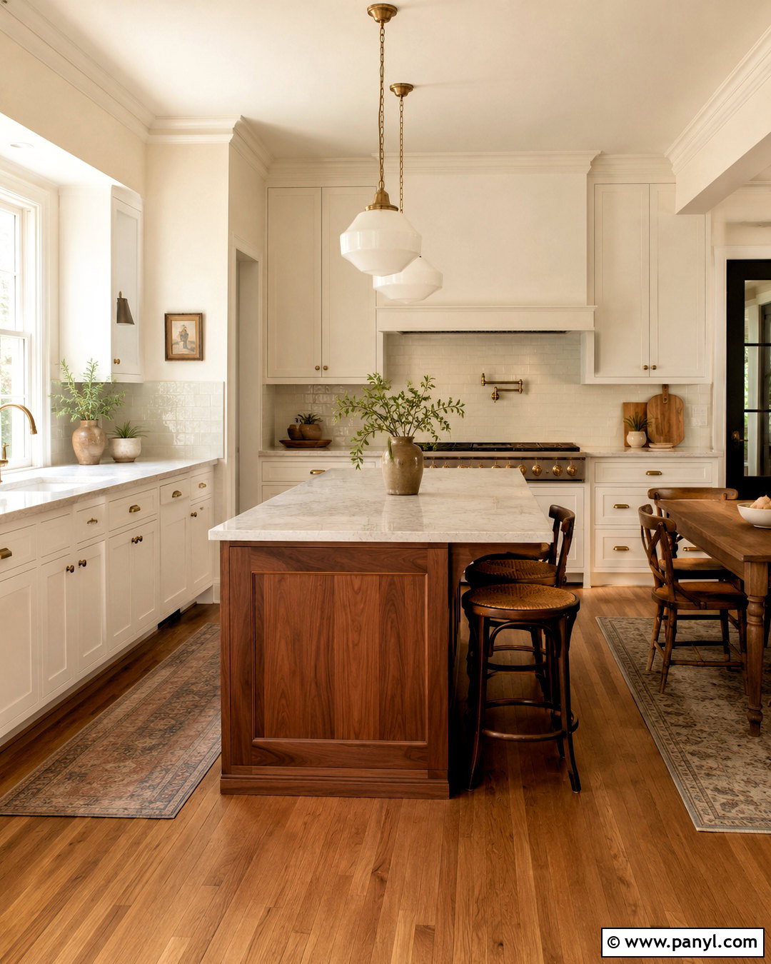 Cream Kitchen Walls - 40 Kitchen Wall Colors With White Cabinets