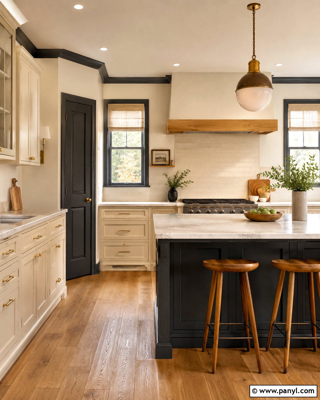 40 Light Walls Darker Trim Ideas for Crisp Contrast at Home