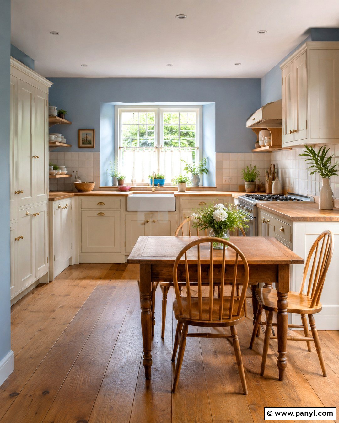 Cream Kitchen With Duck Egg Blue Walls - 20 Cream Kitchen Blue Walls