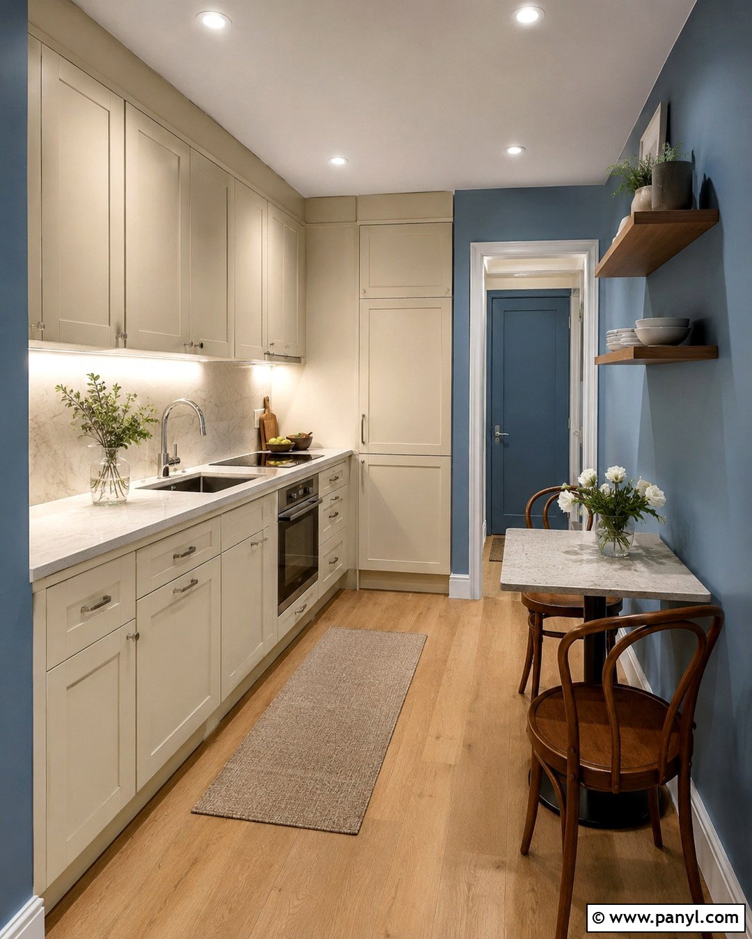 Cream Kitchen With Powder Blue Walls - 20 Cream Kitchen Blue Walls