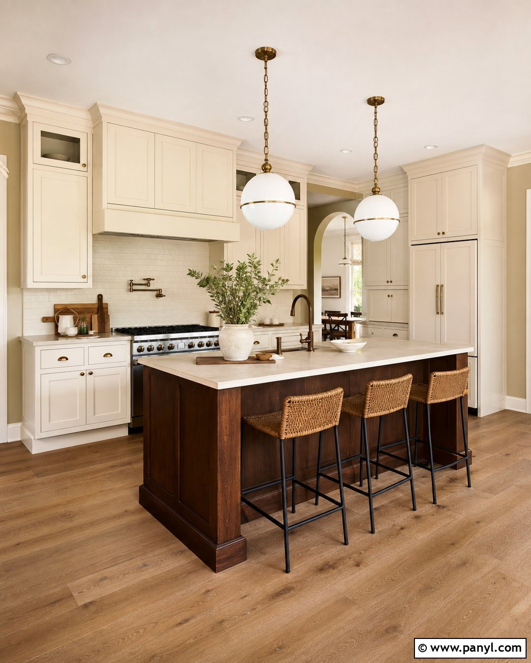 Cream Kitchen - 20 Current Kitchen Color Trends