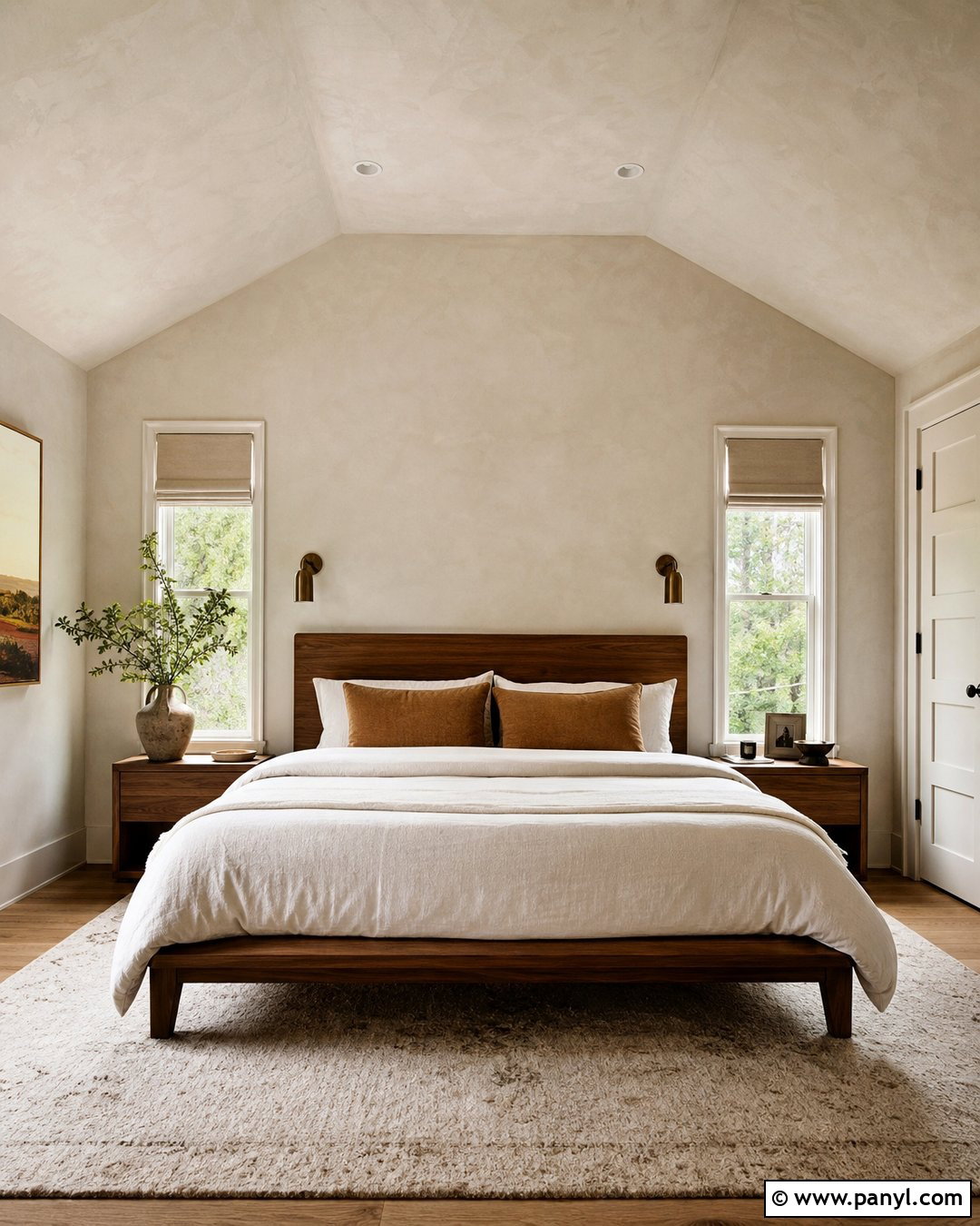 Cream Limewash Bedroom Ceiling - 30 cream limewash walls