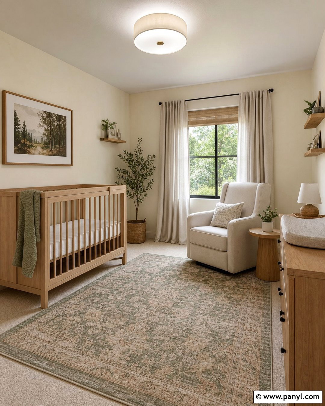 Cream Limewash Nursery - 35 Line Wash Walls