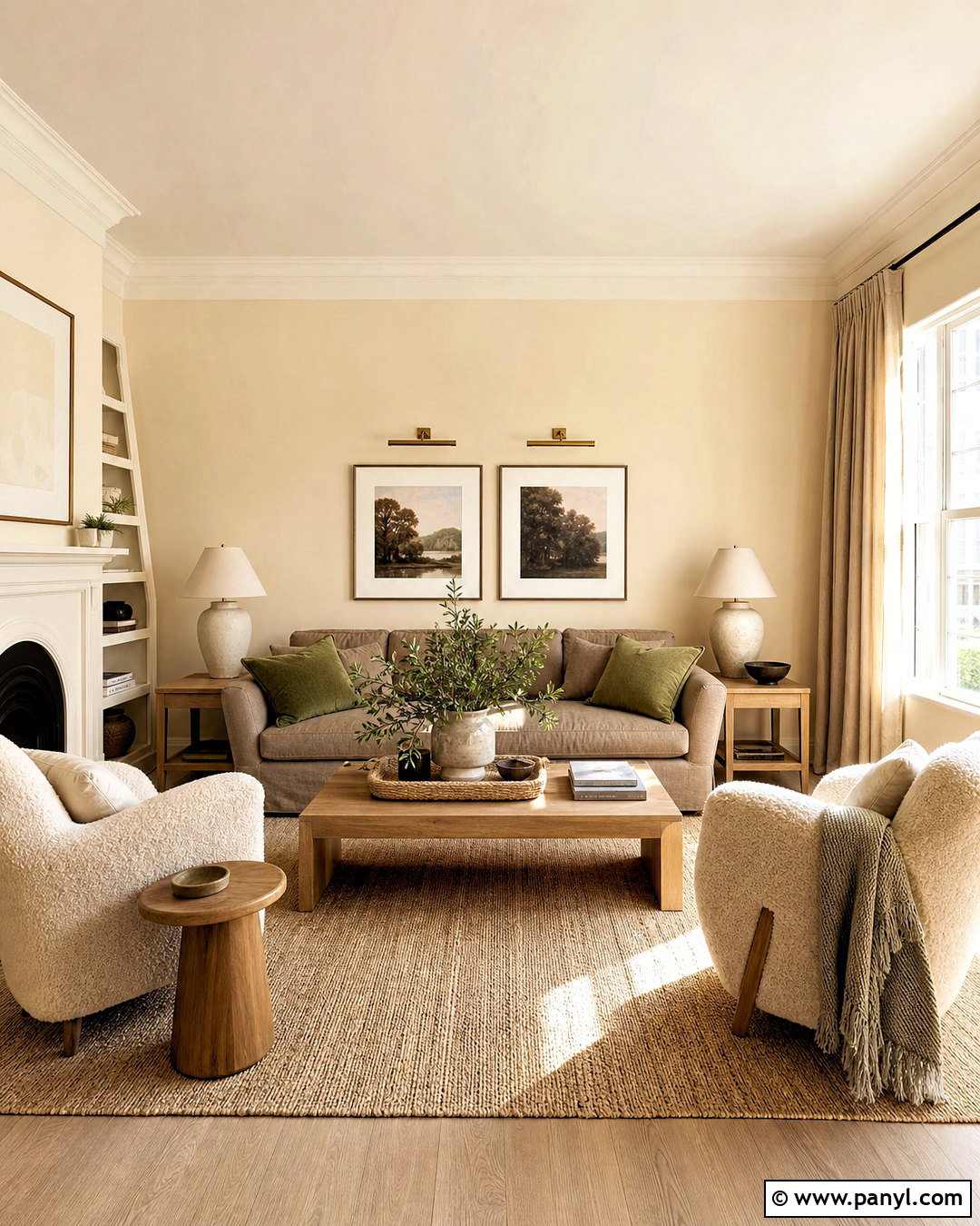 Cream Living Room Color - 20 warm living room colors