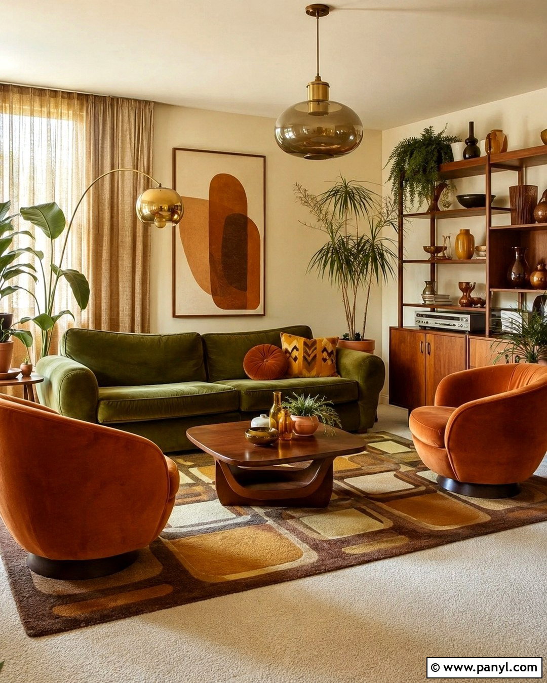 Cream Living Room Walls - 20 70S Wall Paint Colors