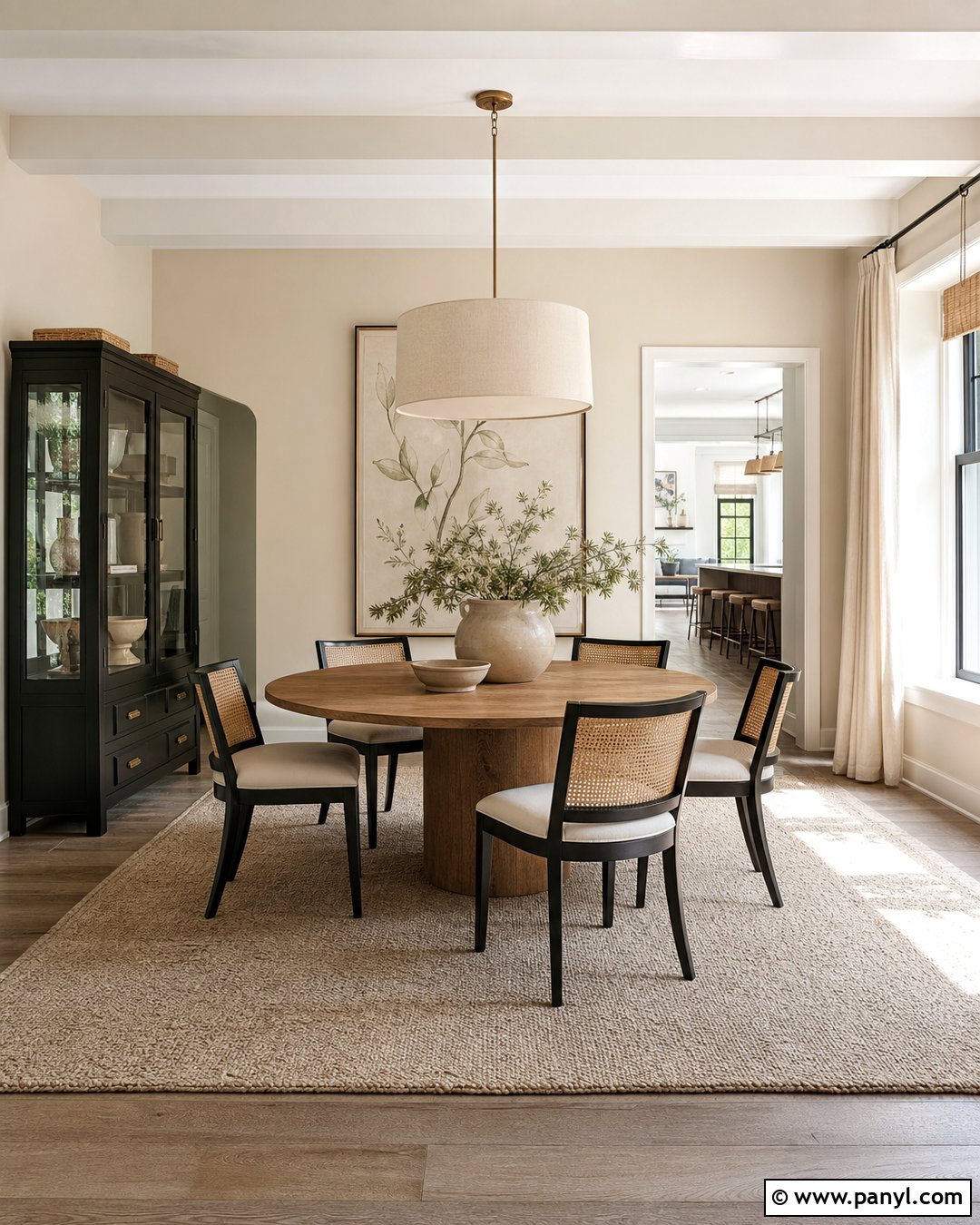 Cream Nude Dining Room - 30 Nude Wall Color Ideas