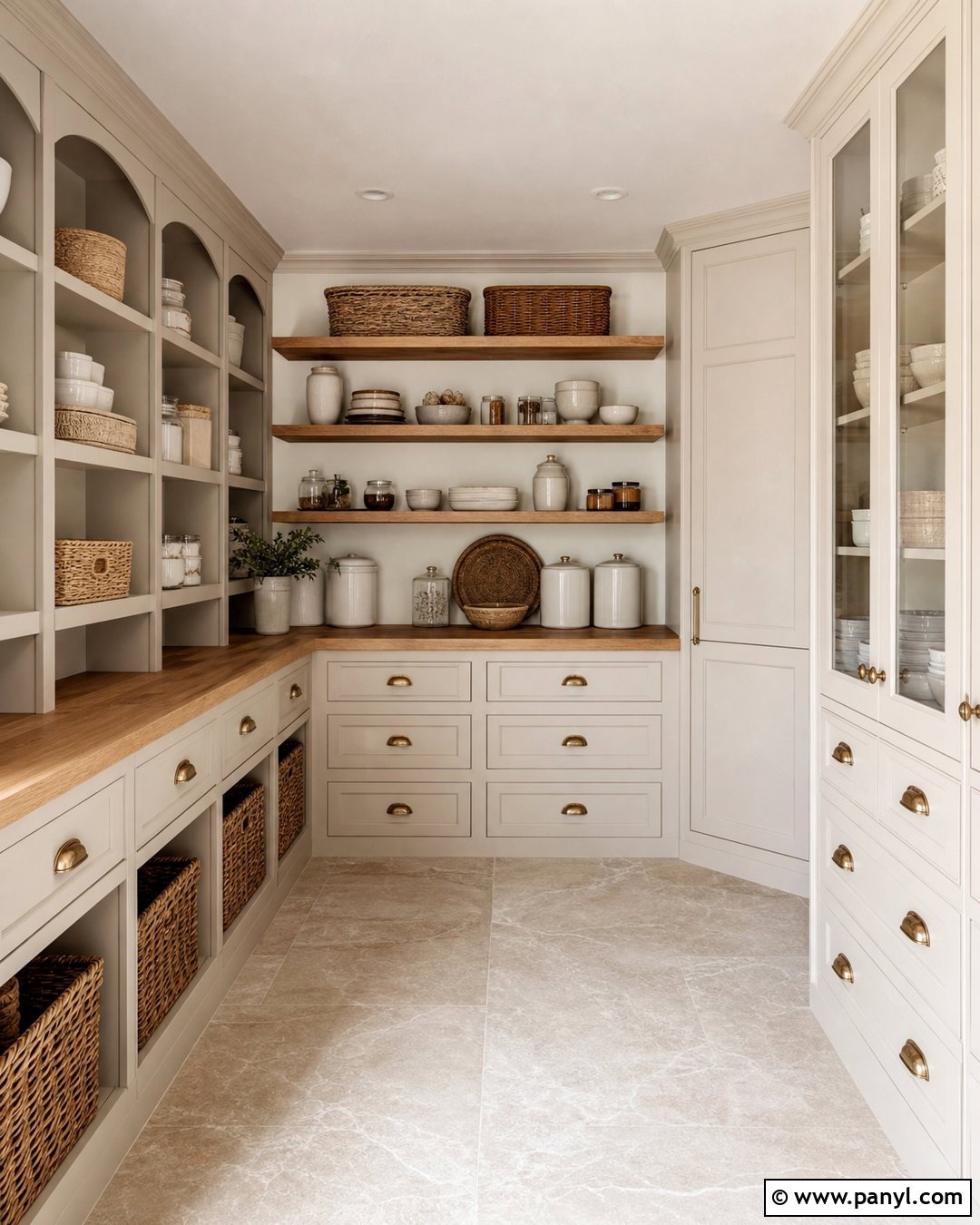 Cream Pantry Walls - 25 Pantry Wall Colors