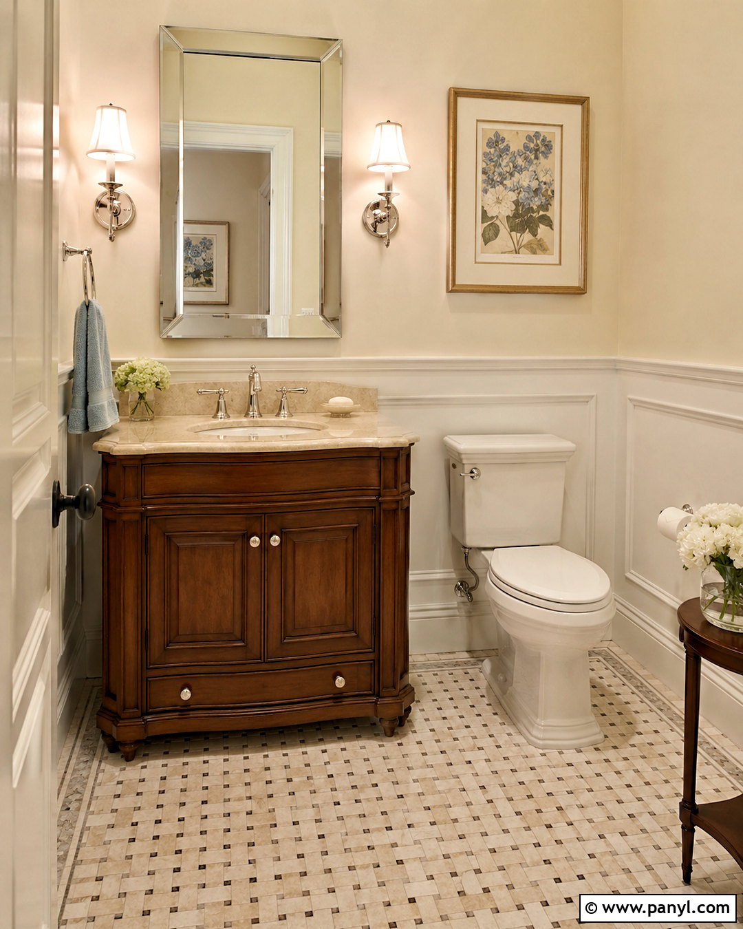 Cream Powder Room - 20 powder room paint colors
