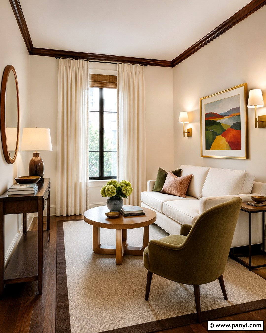Cream Small Living Room With Dark Brown Trim - 20 Cream Walls With Dark Brown Trim Ideas