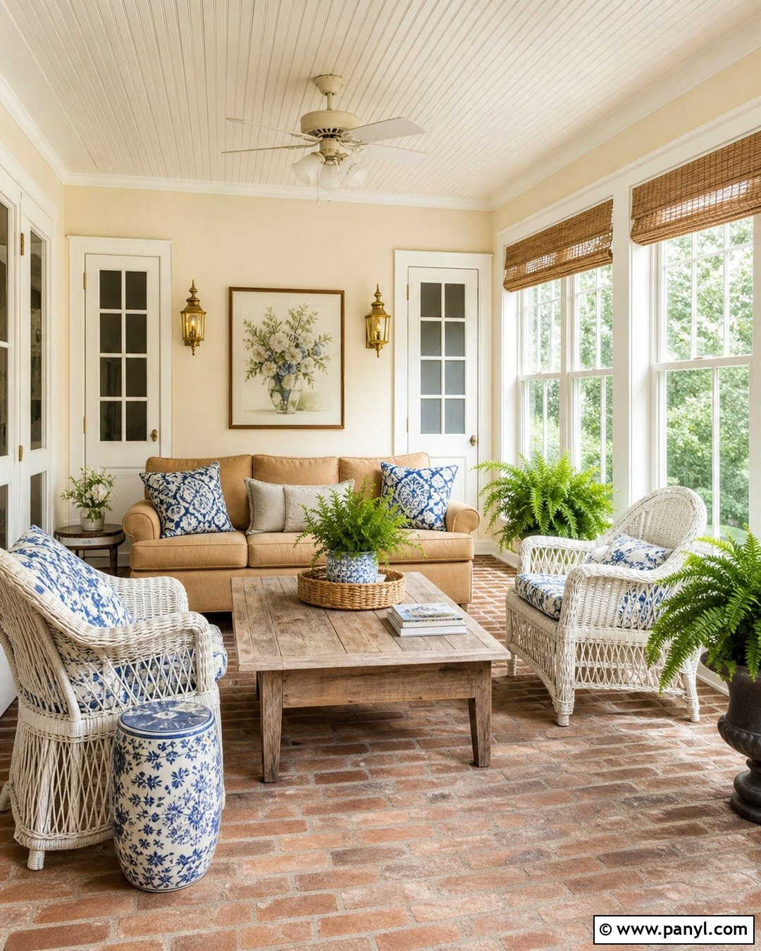 Cream Sunroom Walls - 30 sunroom wall colors