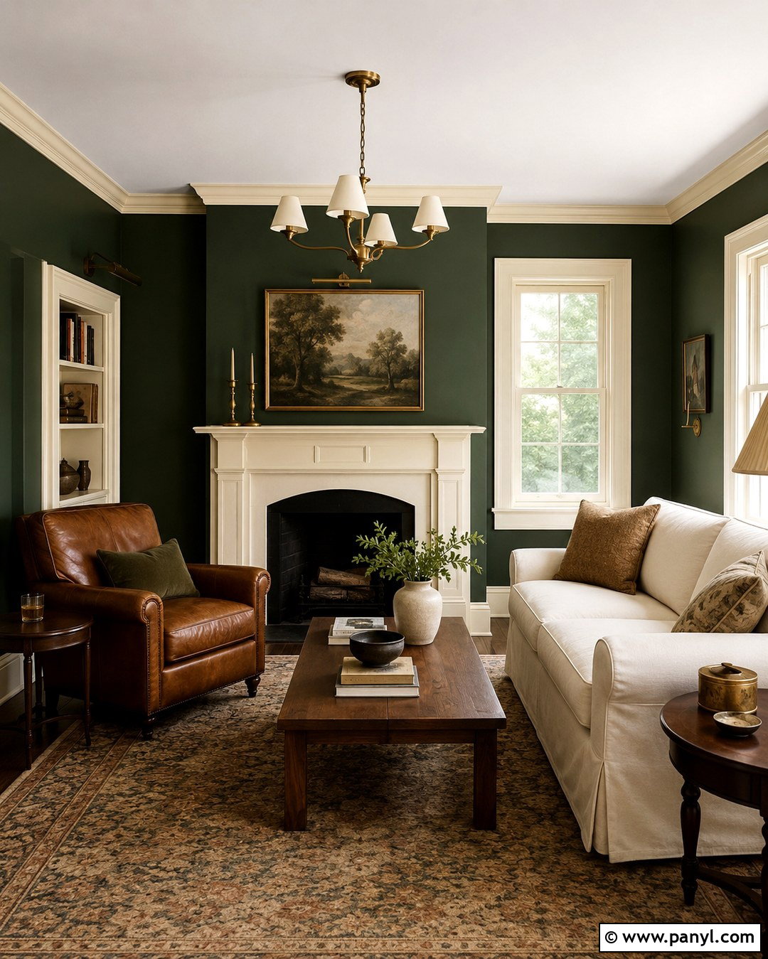 Cream Trim With Green Walls - 20 Trim Colors For Green Walls