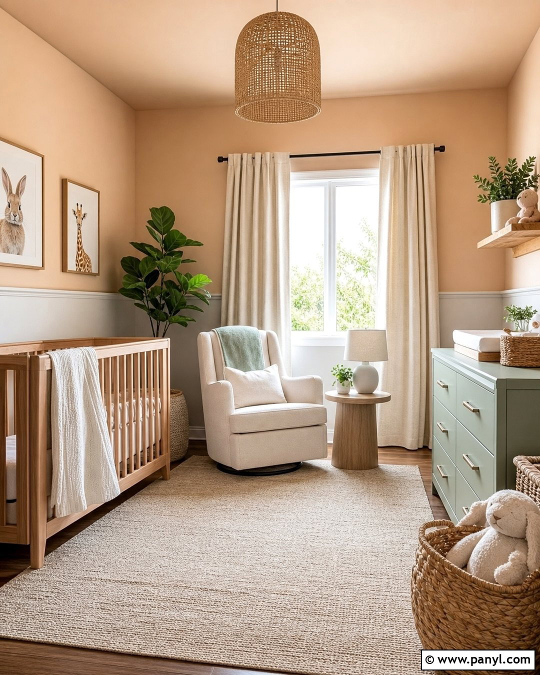 Cream Walls And Ceiling In A Nursery - 20 Cream Walls And Ceiling Ideas