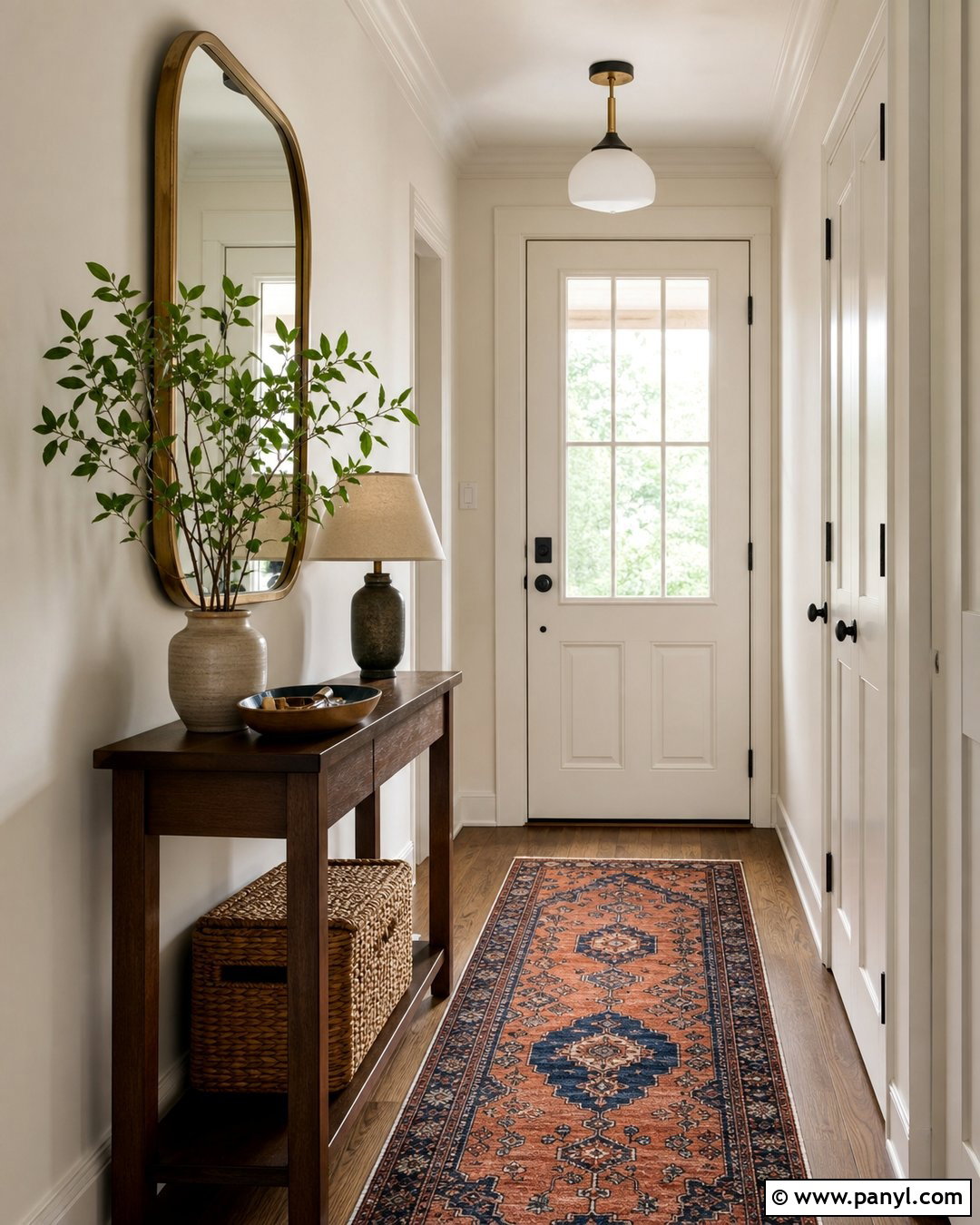 Cream Walls And Ceiling In An Entryway - 20 Cream Walls And Ceiling Ideas
