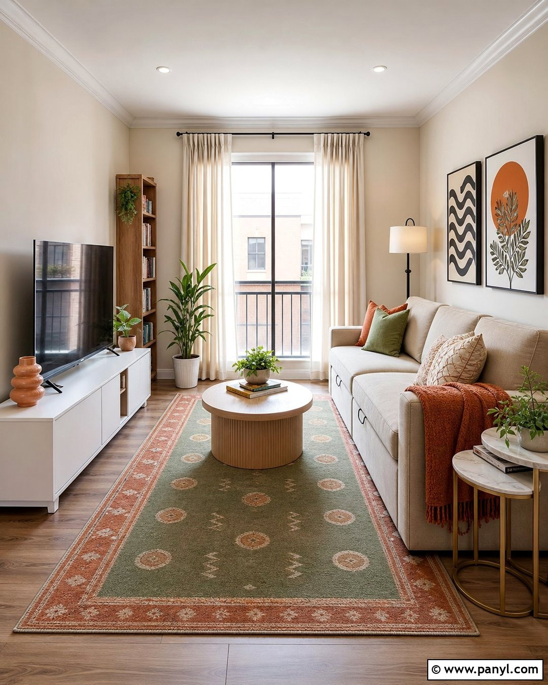 Cream Walls Apartment Living Room - 30 Cream Walls With White Trim Ideas