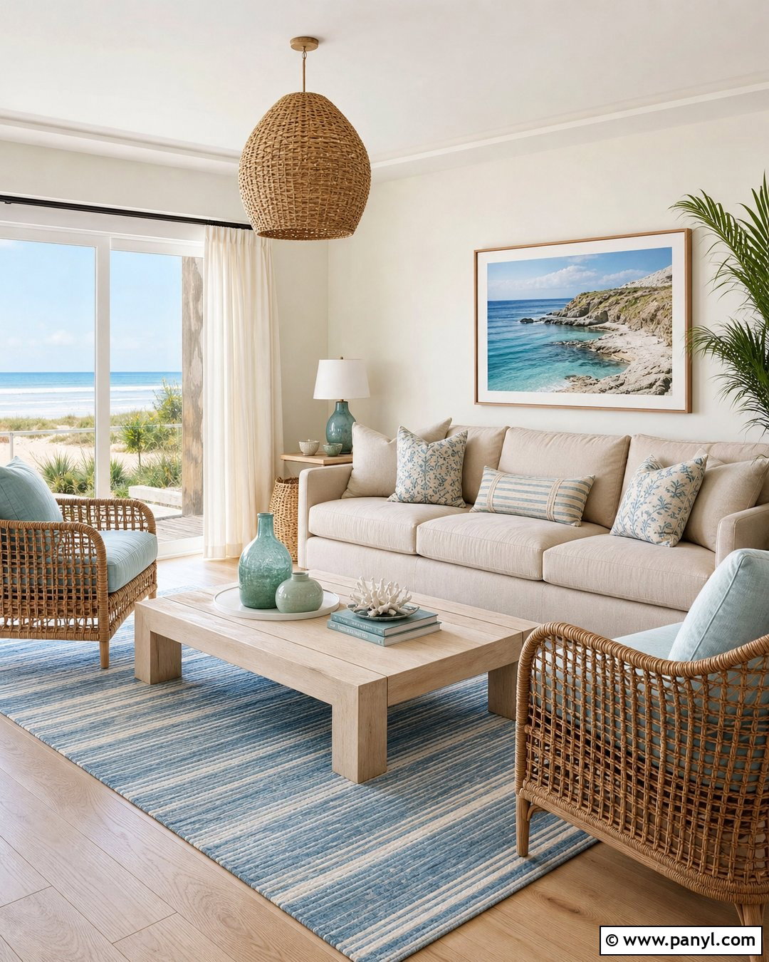 Cream Walls In Coastal Home - 30 Cream Color Walls