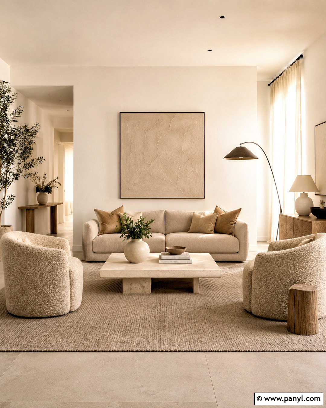 Cream Walls With Beige Layers - 20 cream wall color ideas