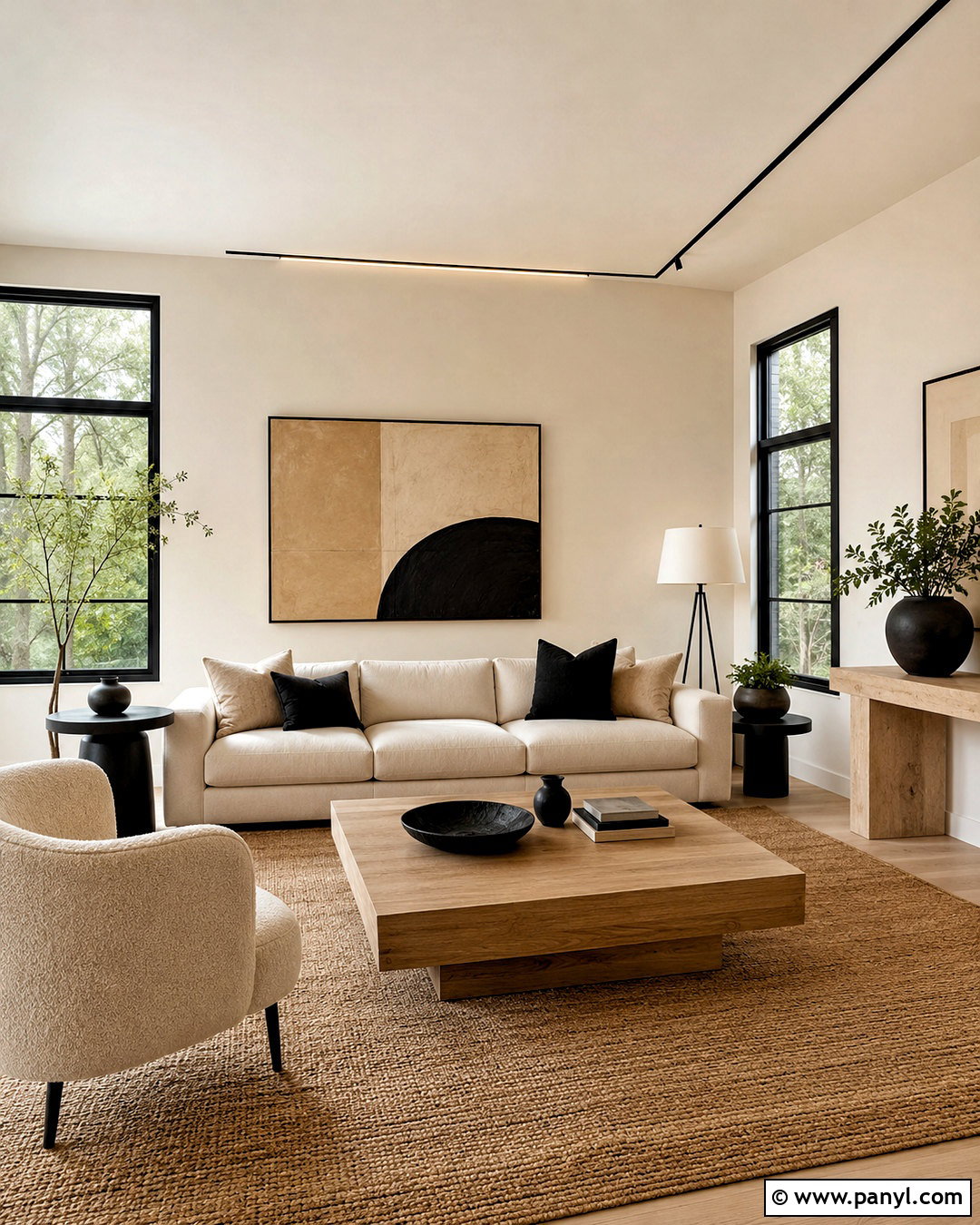 Cream Walls With Black Accents - 20 cream wall color ideas