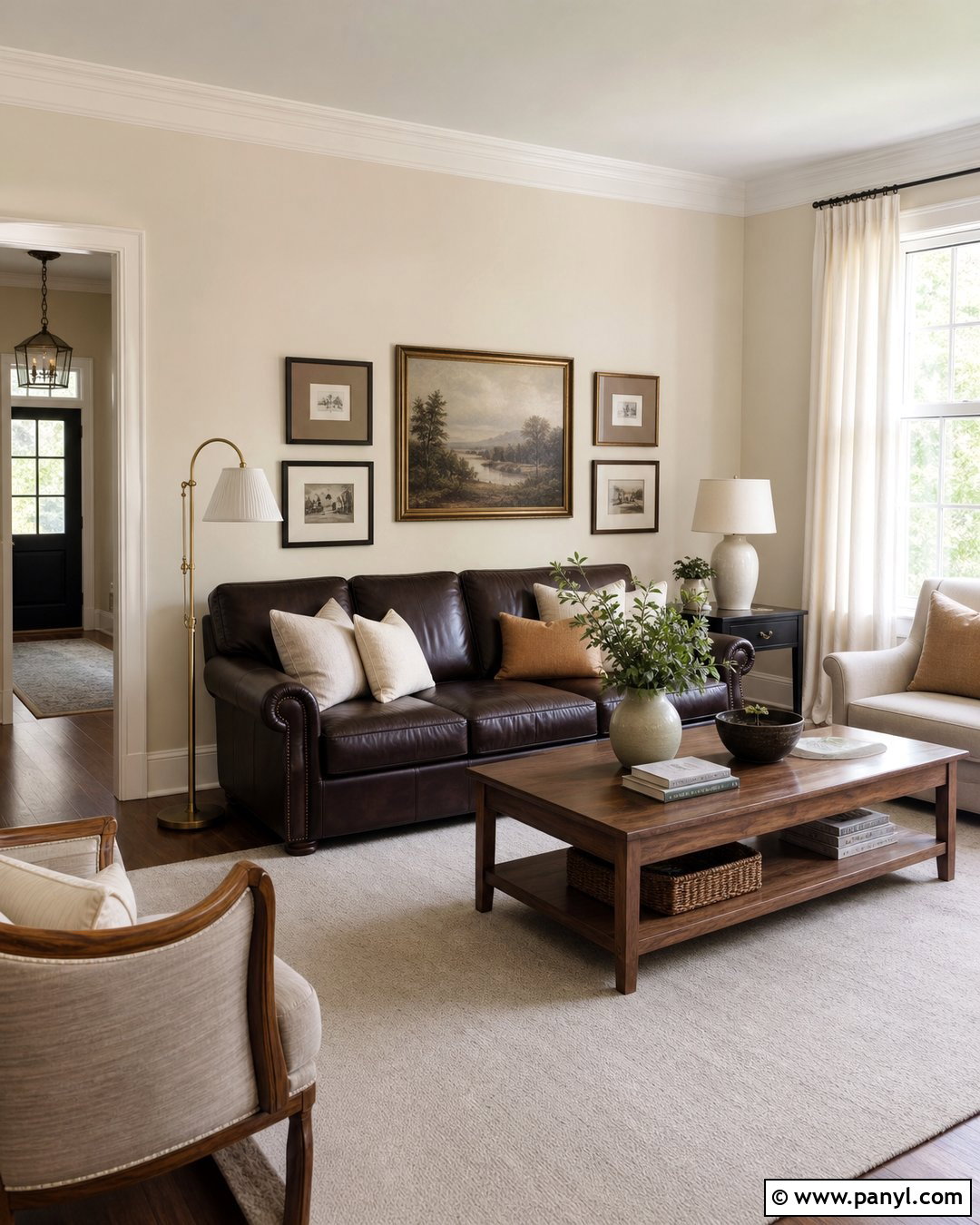 Cream Walls With Dark Brown Couch - 20 Best Wall Color For Brown Couch Ideas