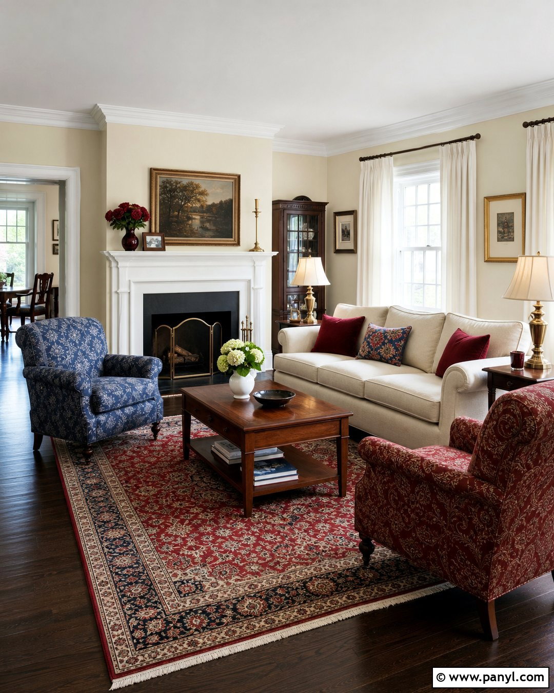 Cream Walls With Dark Wood Floors - 20 Cream Wall White Trim Ideas