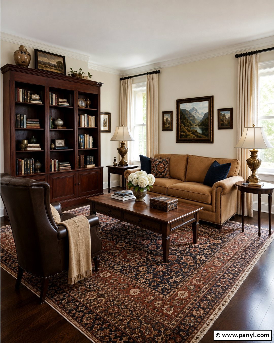 Cream Walls With Dark Wood Furniture - 25 Creamy Walls