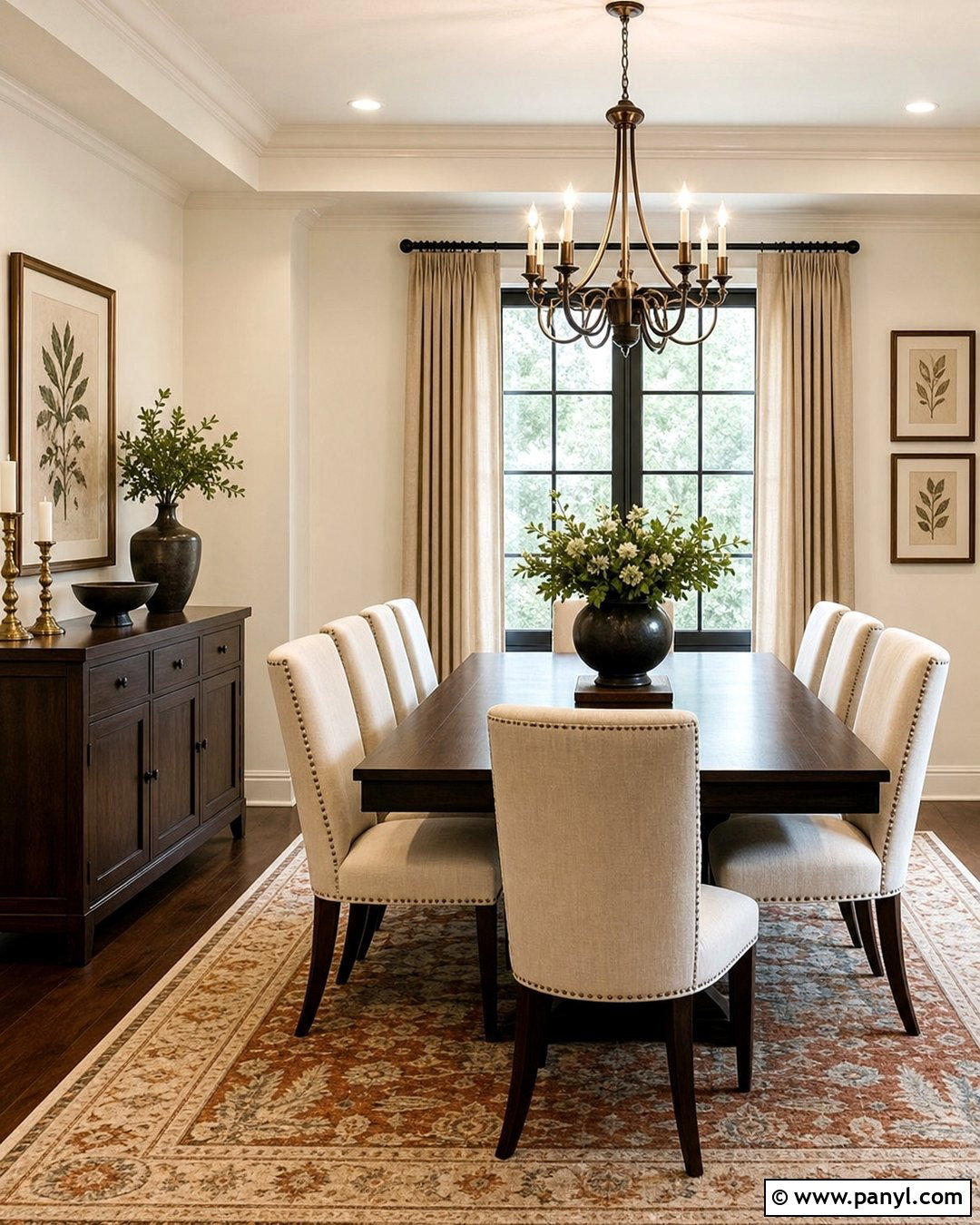 Cream Walls With Dark Wood Furniture - 35 Creme Walls