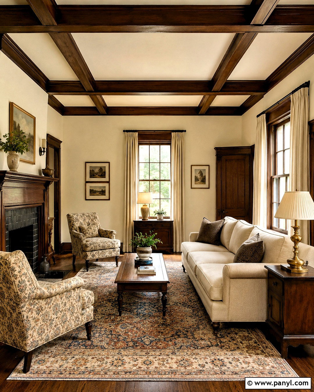 Cream Walls With Dark Wood Trim - 20 cream wall color ideas