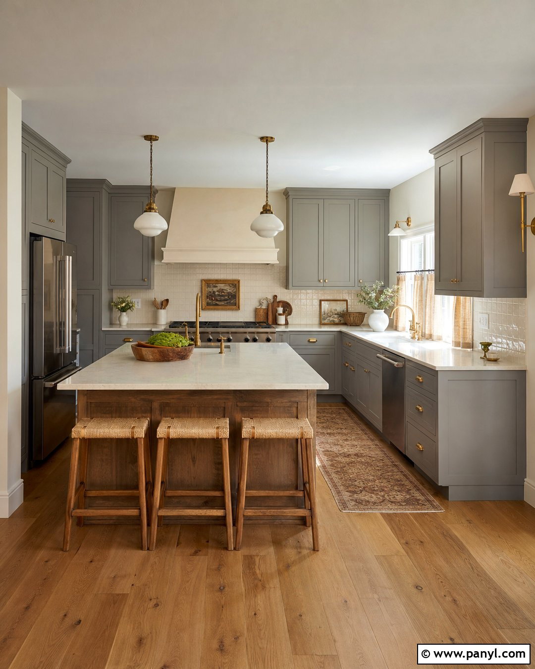 Cream Walls With Gray Cabinets - 30 Wall Color For Grey Cabinets