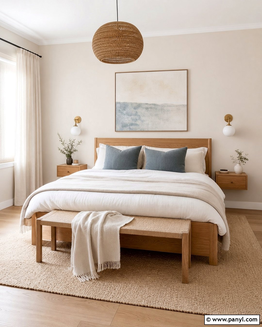 Cream Walls With Light Oak Furniture - 35 Creme Walls