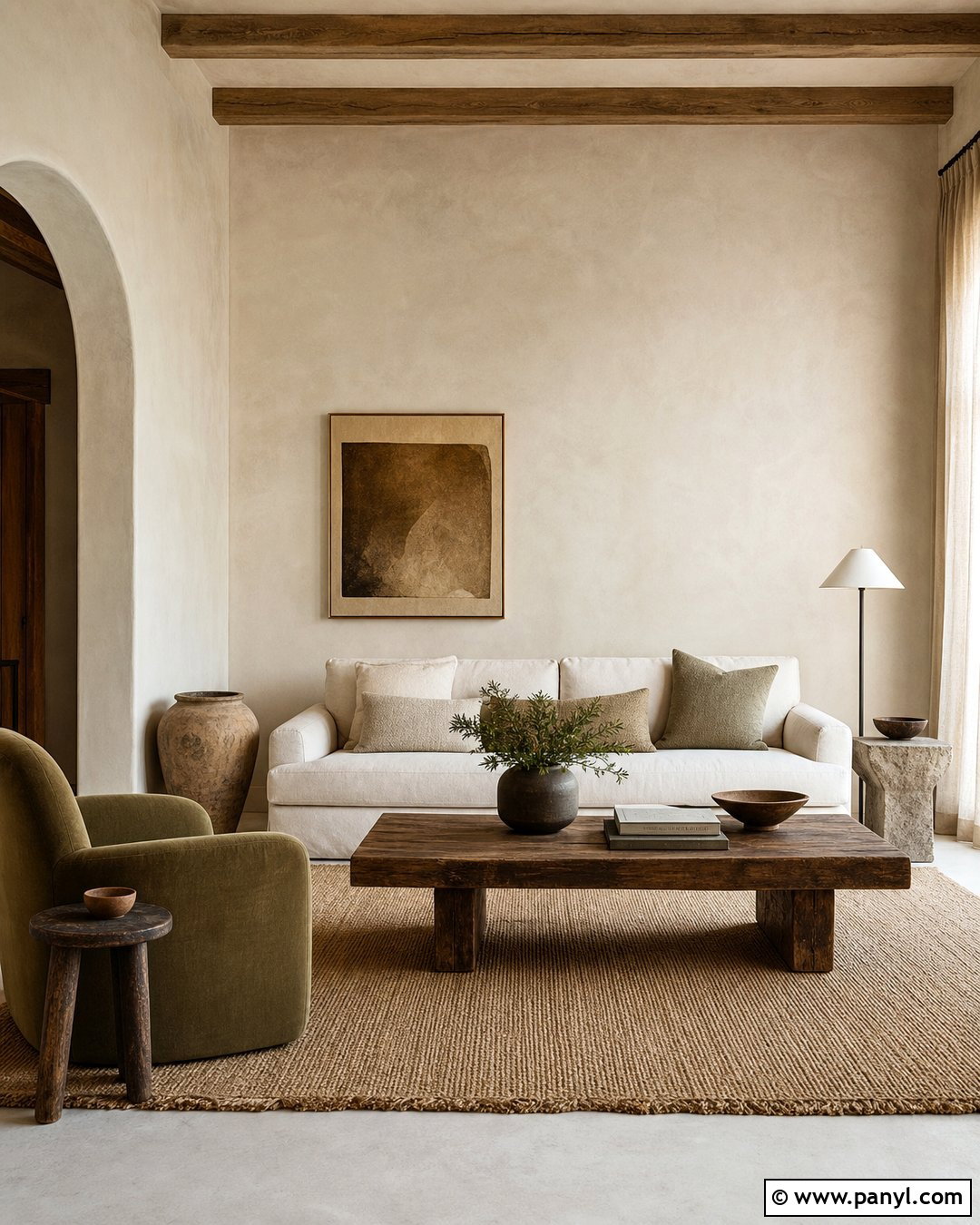 Cream Walls With Limewash Finish - 30 Cream Color Walls