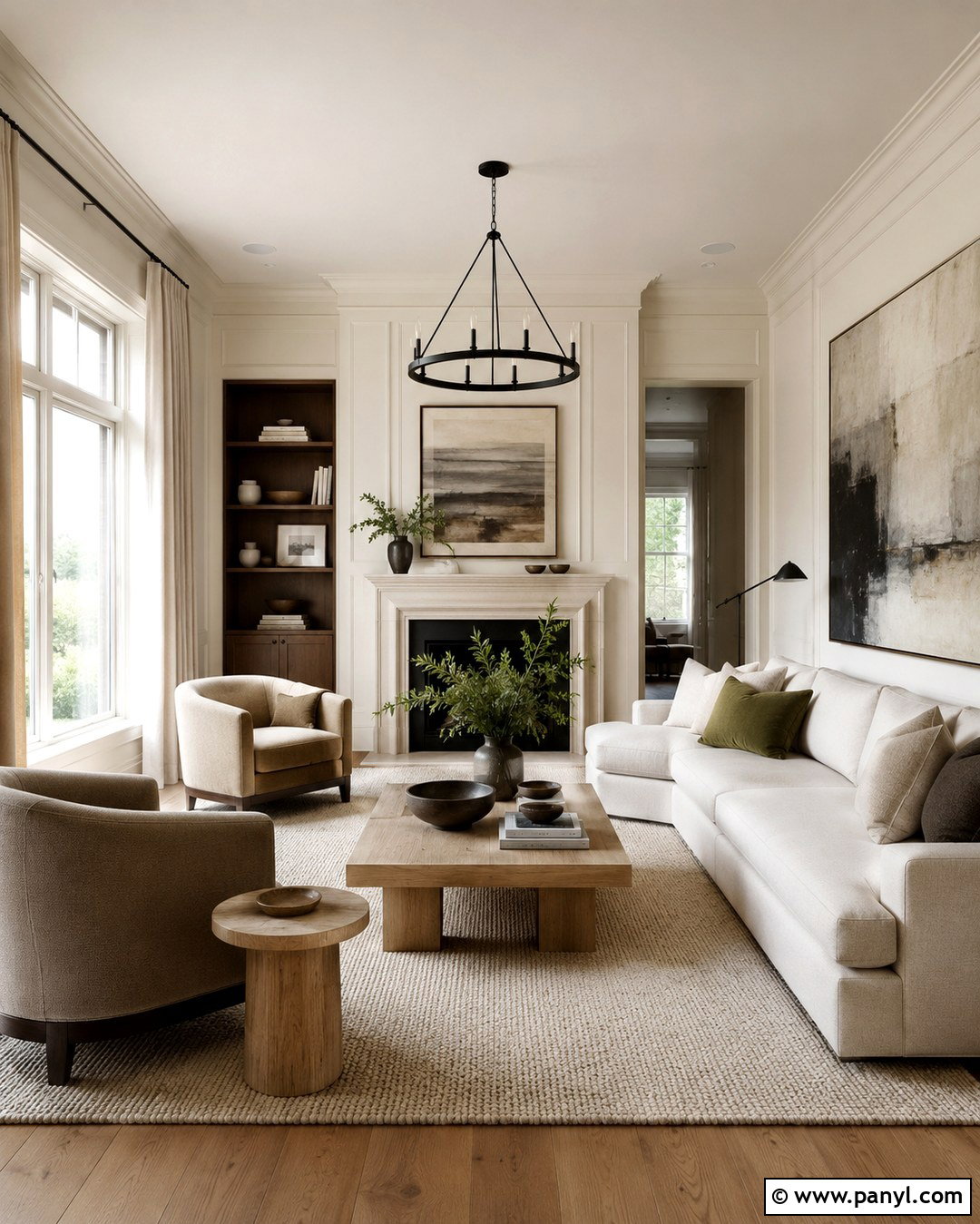 Cream Walls With Matching Cream Trim - 20 Cream Trim Wall Color Ideas
