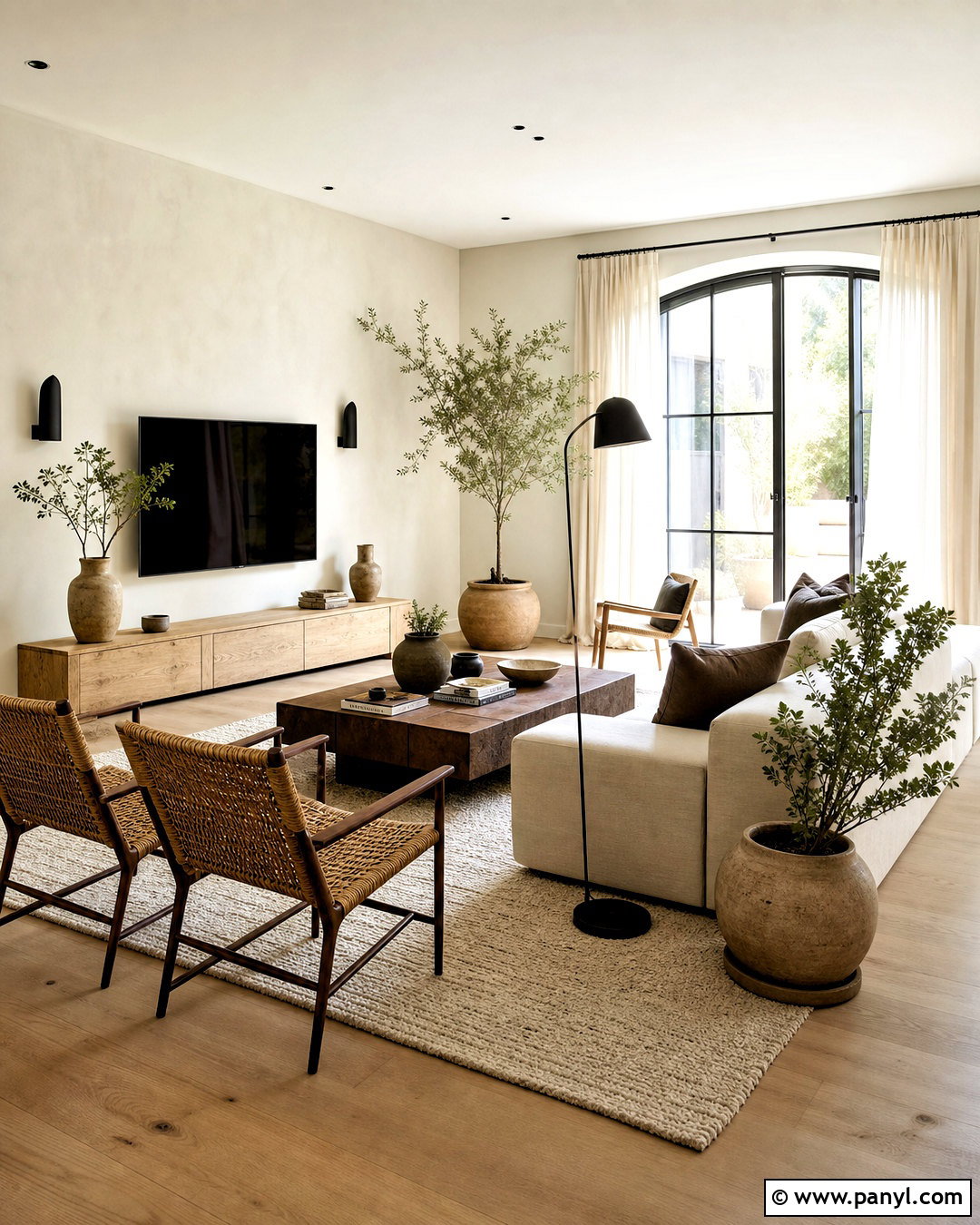 Cream Walls With Natural Wood - 20 cream colored walls