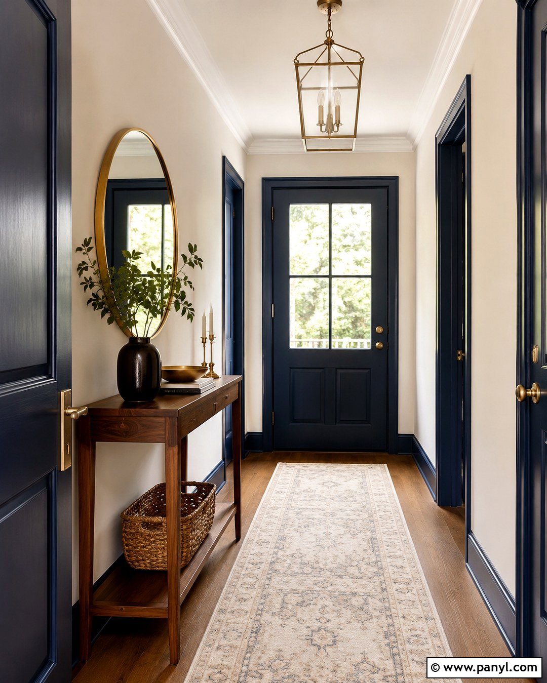 Cream Walls With Navy Blue Trim - 20 Navy Blue And Cream Walls