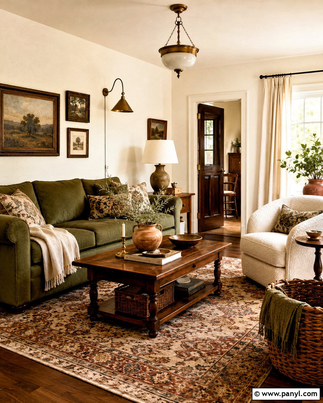 Cream Walls With Olive Green Couch - 20 Wall Color For Olive Green Couch Ideas
