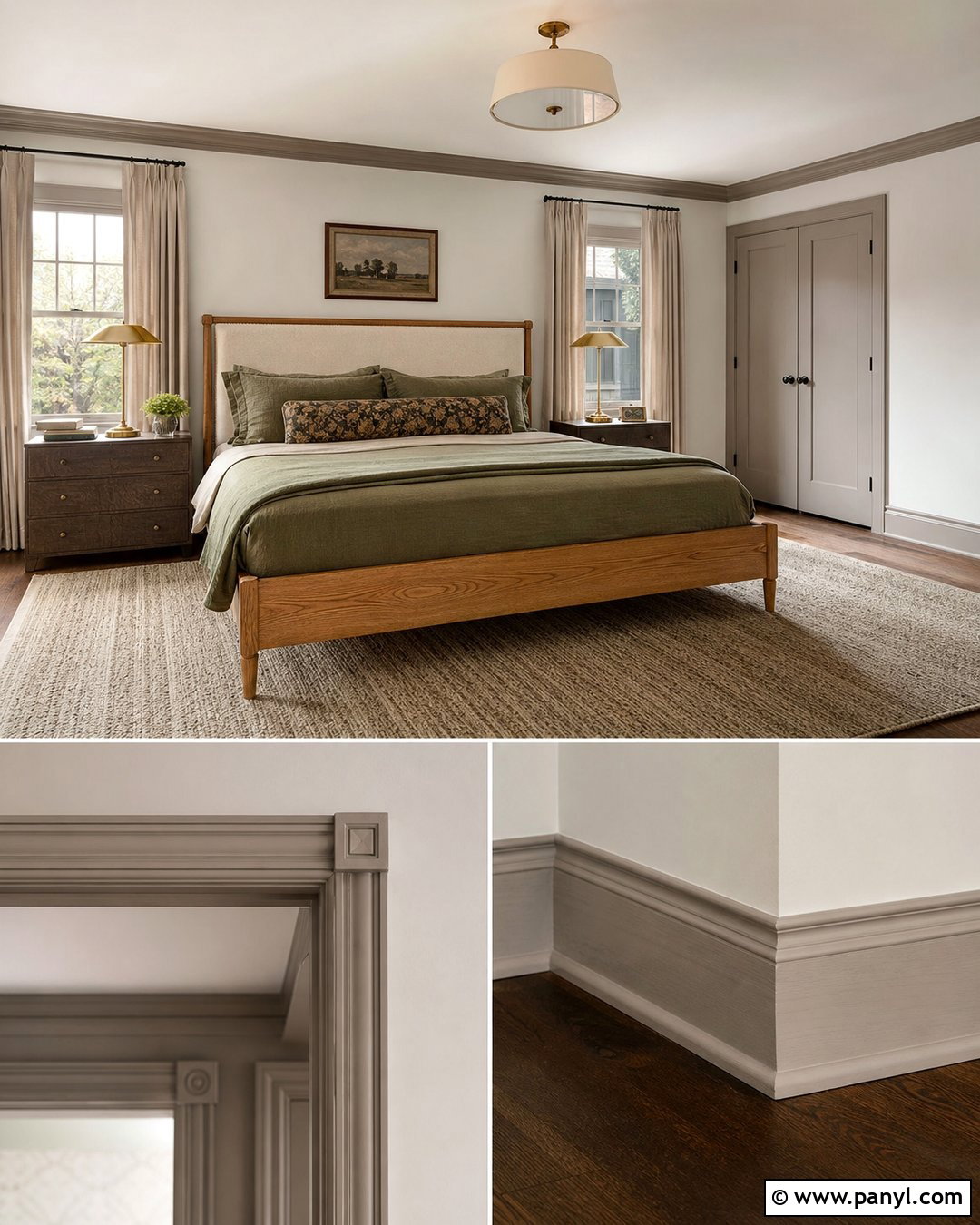 Cream Walls With Taupe Trim - 25 Painted Baseboards And Trim Wall Colors