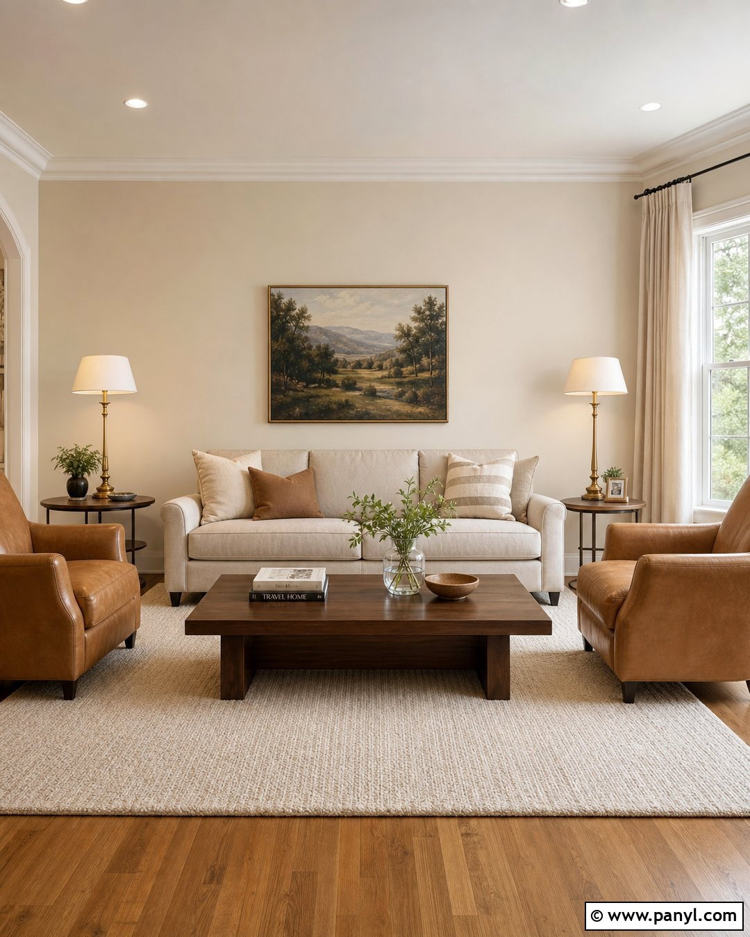 Cream Walls With Warm White Trim - 30 Cream Color Walls