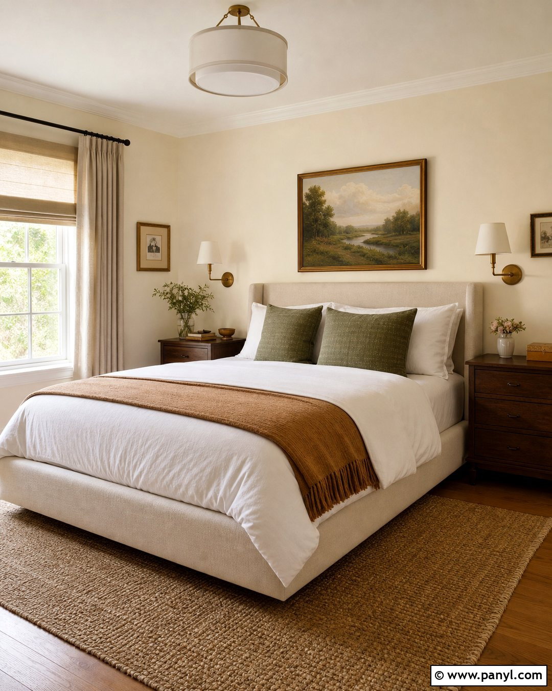 Cream Walls With Warm White Trim - 20 Cream Wall White Trim Ideas