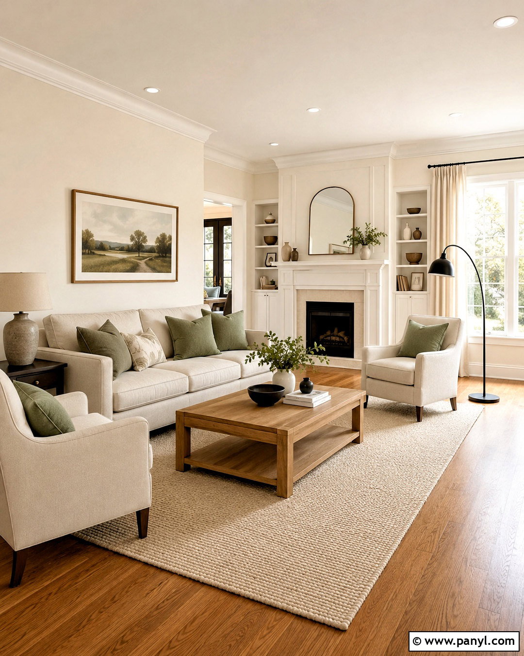 Cream Walls With White Trim - 20 cream wall color ideas
