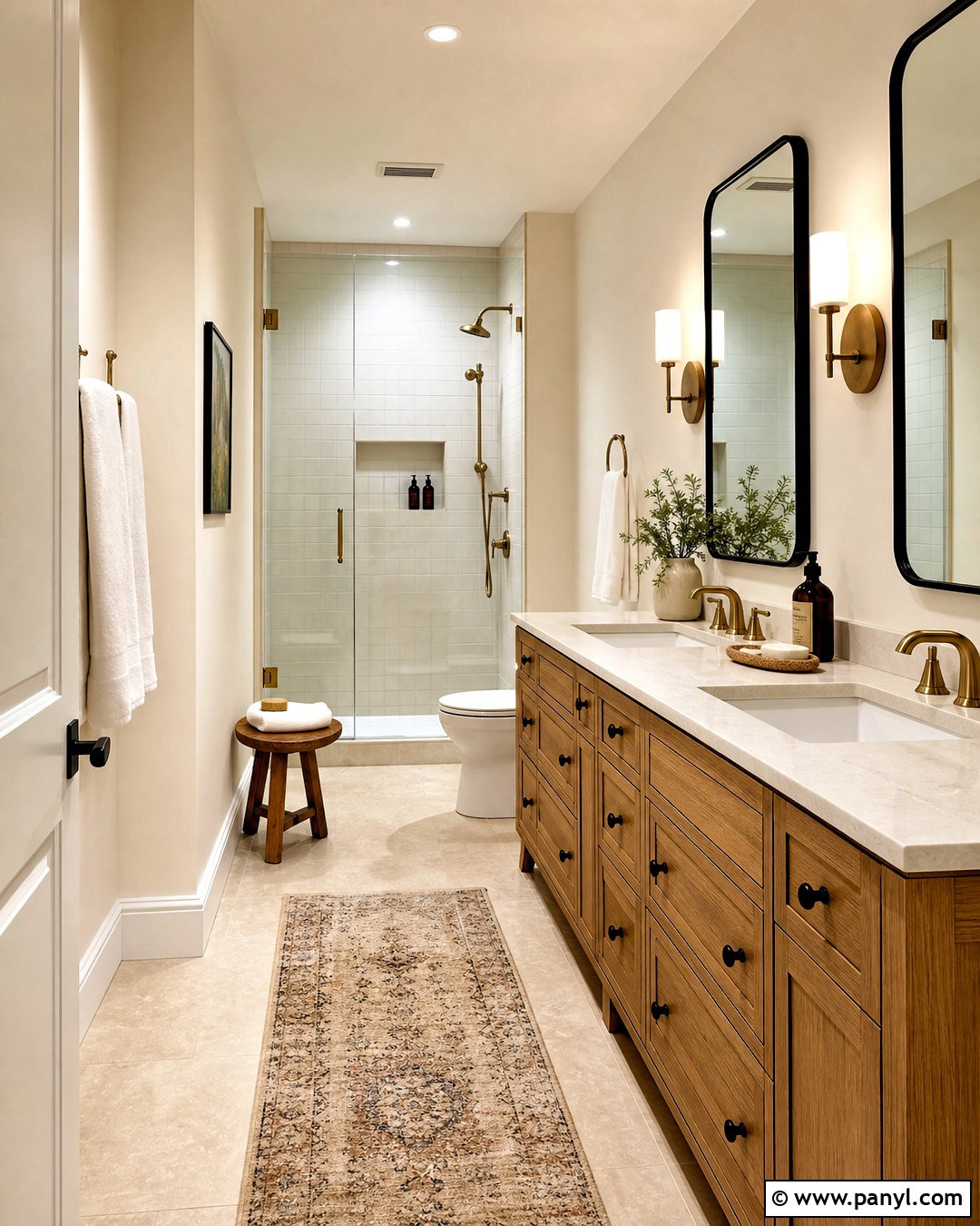 Cream Walls in a Bathroom - 20 cream colored walls