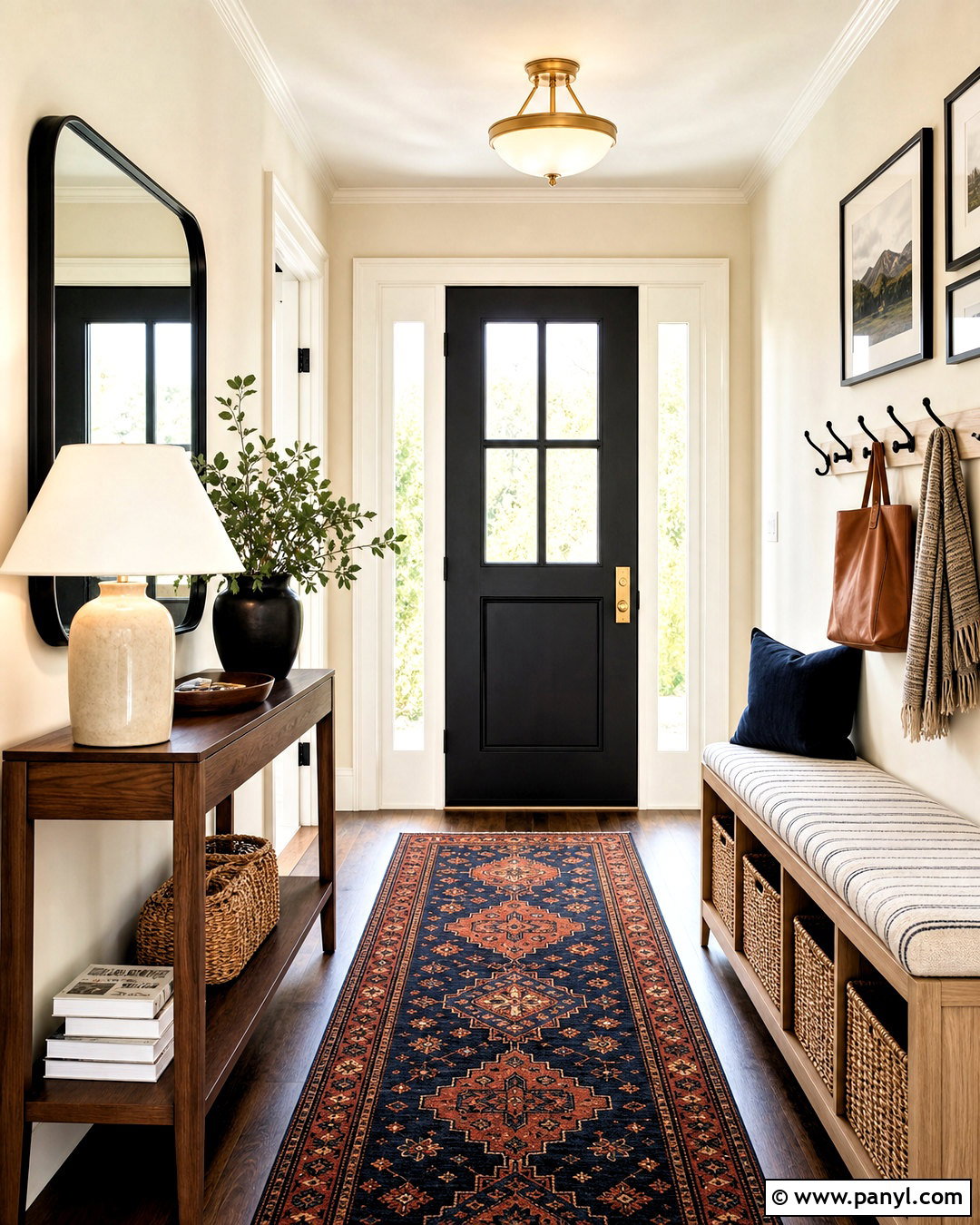 Cream Walls in an Entryway - 20 cream colored walls