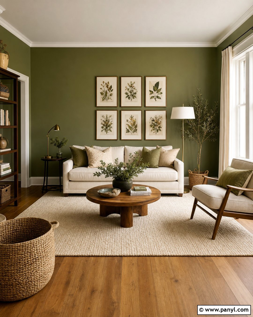 Cream With Olive Green Walls - 20 Colors That Go With Olive Green Walls