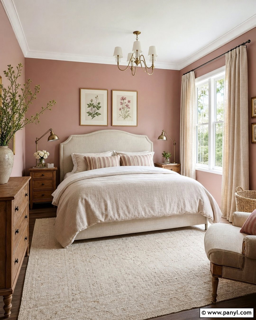Cream With Pink Walls - 20 Colours That Go With Pink Walls