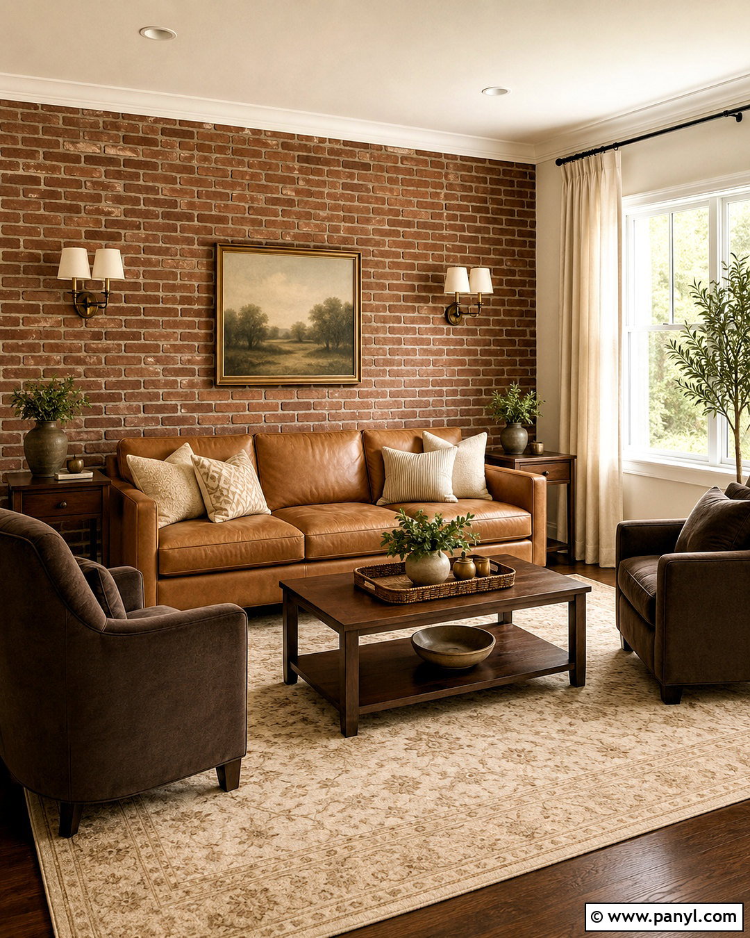 Cream With Red Brick - 20 colors that go with brick interior ideas