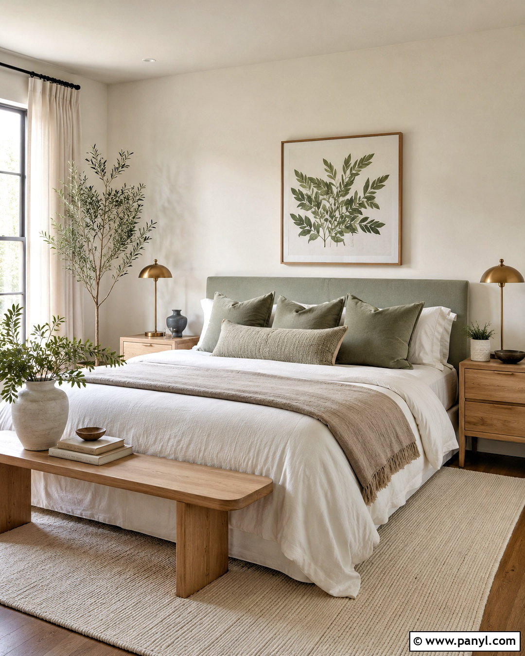 Cream and Sage Green Color Palette - 20 clean color palette ideas