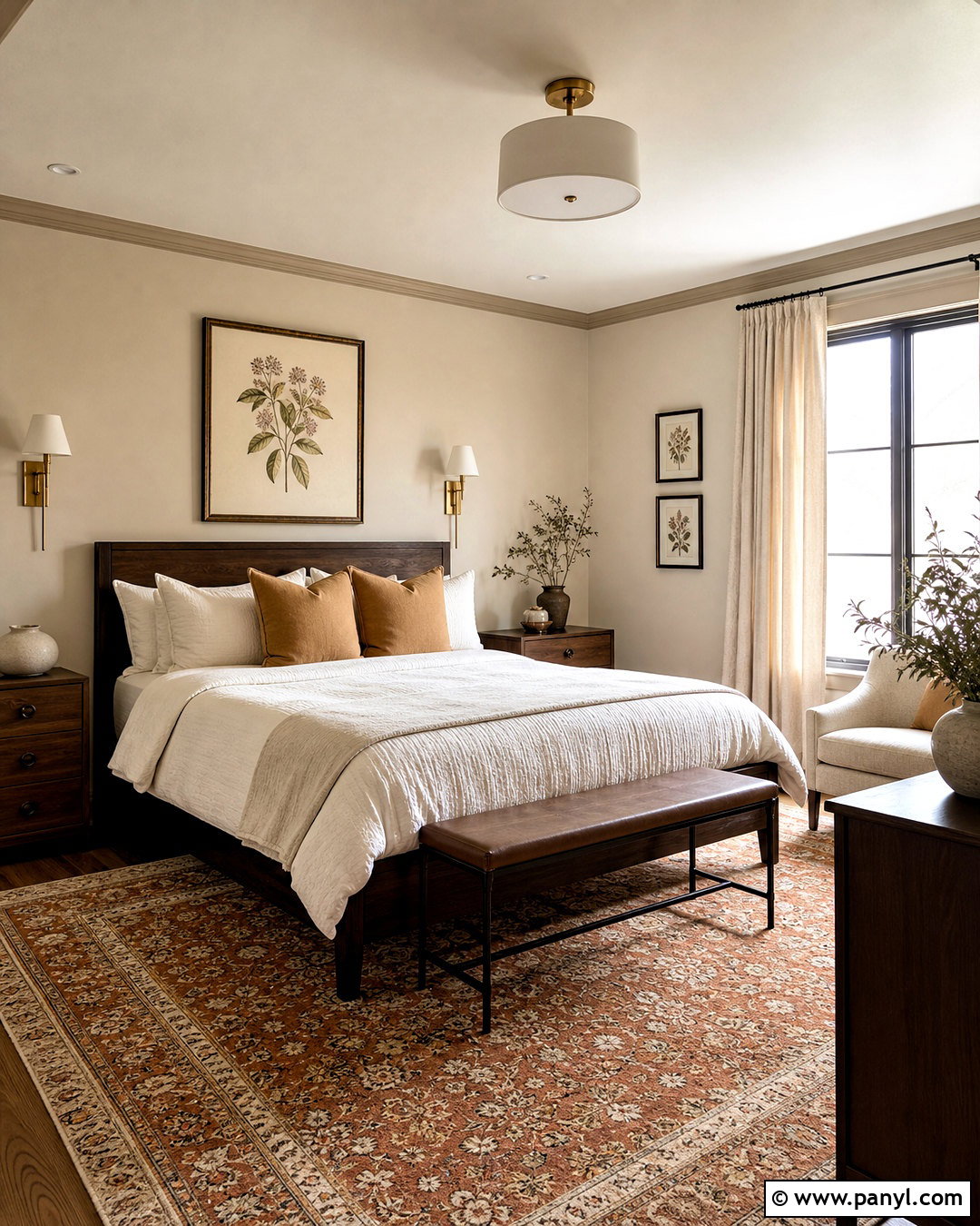 Creamy Beige Bedroom - 20 room color ideas bedroom paint design ideas
